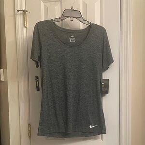 Nike Women's Charcoal Dri-FIT Tee